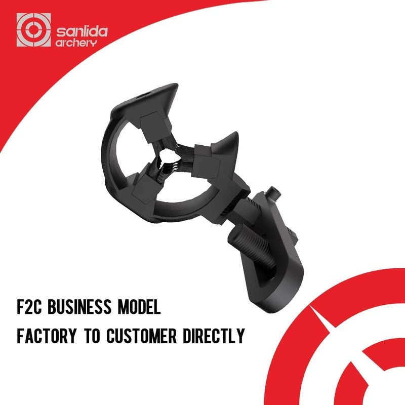 sanlida Archery Dragon X9 Arrow Rest Capture Whisker Brush Biscuit Arrow Rest for Compound Bow Recurve Bow Hunting Target Shooting Left and Right Hand - Image 2